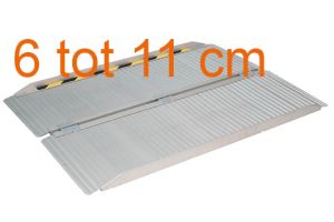 aluminium drempelhulp 6 tot 11 cm 