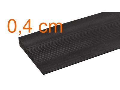 Türschwellenrampe 4 mm schwarz