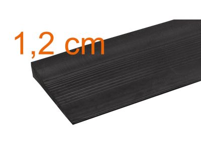 Türschwellenrampe 12 mm schwarz